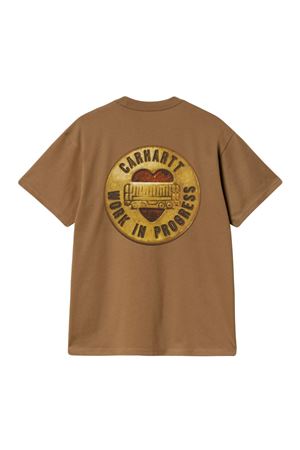 Brown S/S Button T-Shirt CARHARTT WIP | I034658HZ